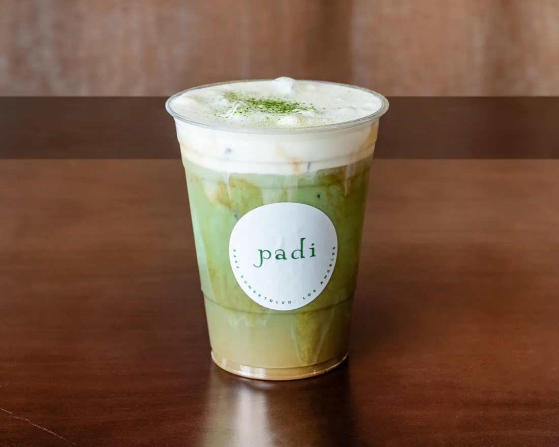 The Pandan, Padi’s signature espresso with pandan milk and palm sugar